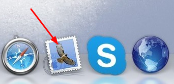 Шаг 1. Перейдите в программу Mail на Mac
